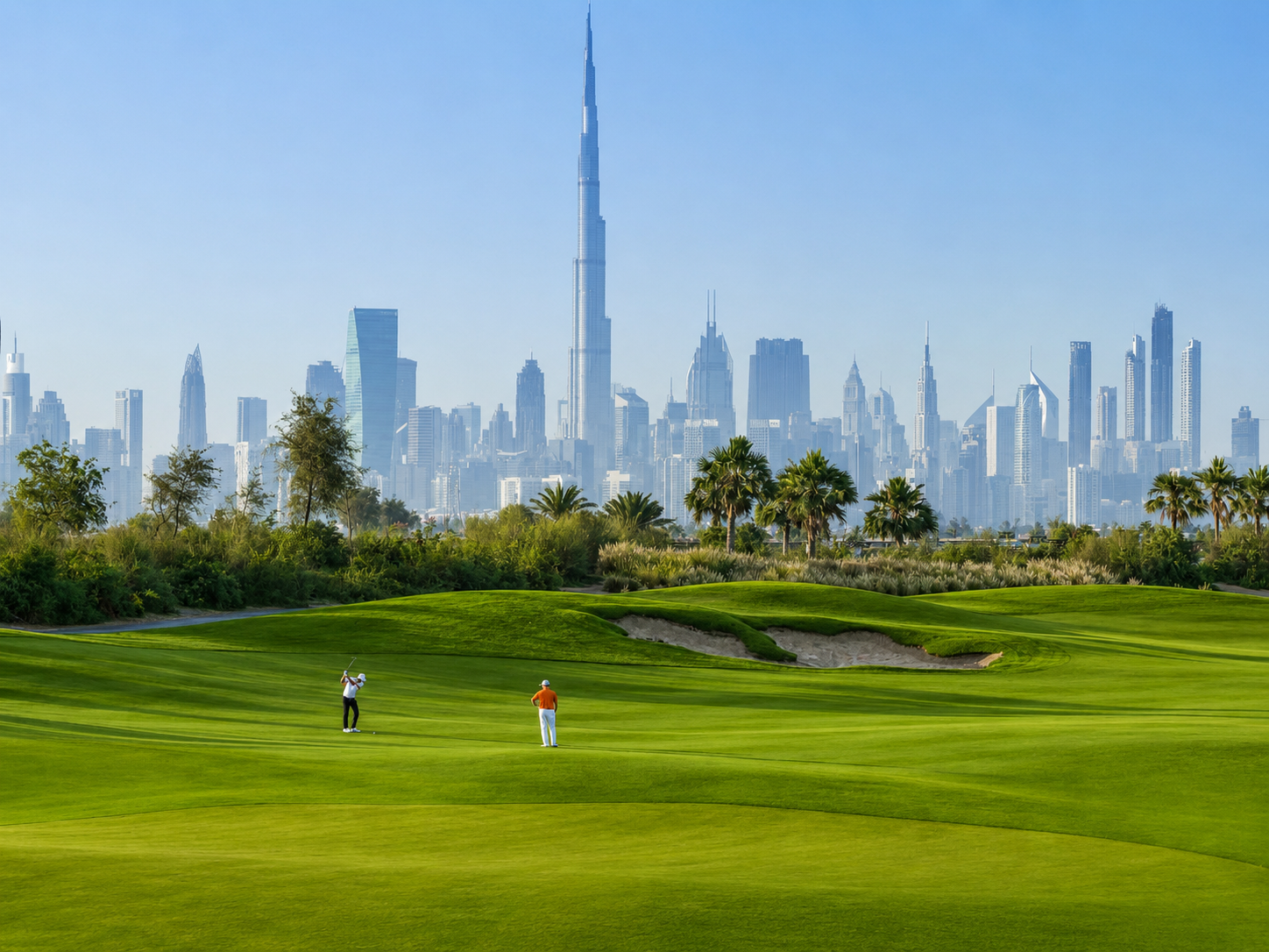 Emirates Hills golf and villa community view